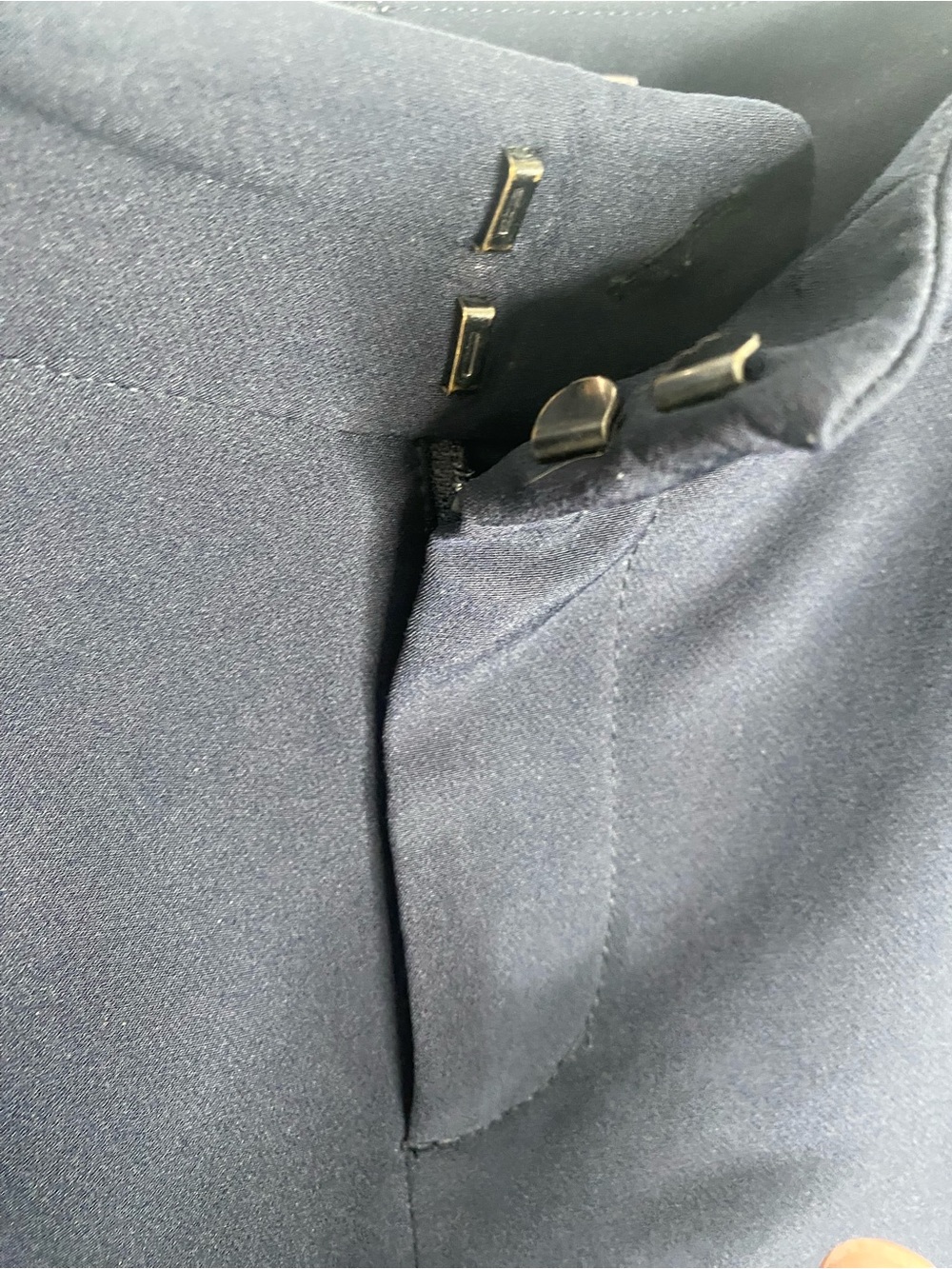crosby.10 Navy Blue Straight Dress Pants - Picture 5 of 8